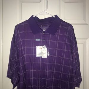 Jos. A. Bank Purple Polo Shirt.  2XLT.  NWT.